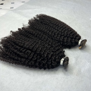 Extensions de cheveux humains vietnamiens bruts non-Remy à bandes invisibles, boucles crépues, ondulations naturelles, texture naturelle, double épaisseur, qualité usine - Product Image 3