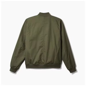 Blouson d'aviateur chaud pour homme, style vintage, fermeture éclair, broderie personnalisée sur le devant, décontracté, service OEM disponible - Product Image 3