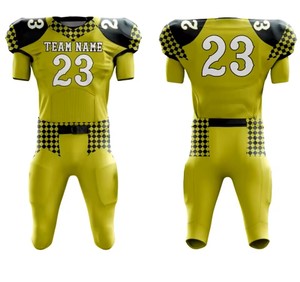 Uniforme de fútbol americano de último diseño logotipo personalizado/Color transpirable diseño ligero corto Opción de talla grande precio razonable - Product Image 2