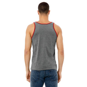 Ensemble de vente au détail 100% Airlume en coton peigné et essoré à anneau 32 simple 4.2 oz rouge profond maillot unisexe - Product Image 3