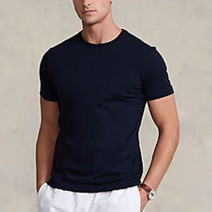 Nueva Camiseta clásica de algodón con cuello redondo impresa Premium Plain Basic 100% Cotton Custom Logo T Shirt - Product Image 3