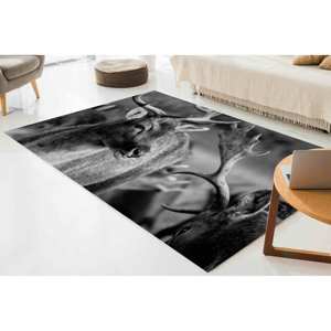 Tapis à thème animalier cerf : Tapis épais antidérapant personnalisé, tapis doux non tissé - Product Image 3