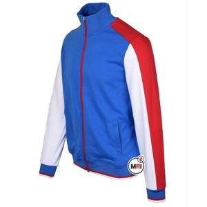 Unisex Nylon Windbreaker Full Zip Plus Size Striped <b>Jacket</b> Custom Logo Print Wholesale <b>Track</b> Casual Fitness <b>Men</b> Manufacturer - Product Image 2