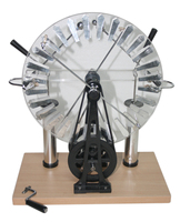 Wimschurst Machine 300 mm équipement de laboratoire pour utilisation en laboratoire feuille d'aluminium pour utilisation radiale en laboratoire