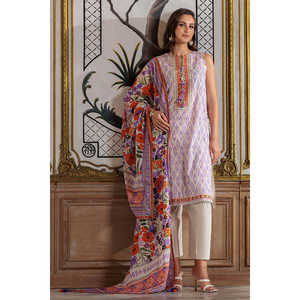 Traje de 3 Piezas para Mujer con Estampado Floral y Cuello Bordado CL-62185 - Product Image 5