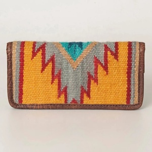 Portefeuille Western en cuir repoussé à la main Portefeuille Western Buck Stitch Portefeuille en cuir Sac en cuir véritable Pochette en cuir véritable - Product Image 4
