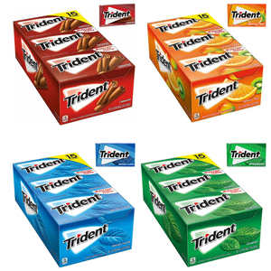Tri-dent sans sucre, saveur chewing-gum, à mâcher longtemps, paquet de 12 - Product Image 6