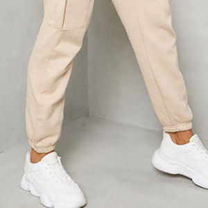 Custom Logo Autumn Essentials Oversized <b>Jogger</b> Baggy Elastic Waistband 100% Cotton <b>Fleece</b> Lightweight <b>Women</b> Sweat Pant - Product Image 6