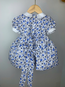 Traditional Hand Smocked Baby Clothes Girls Bishop Dress Luxury Smocked Children Clothing Boutique Ropa de Ninos Bulk - Product Image 6