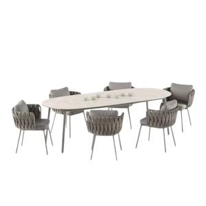 Outdoor and Indoor Furniture Casual Table and <b>Chairs</b> Set With Rattan Wicker <b>Chairs</b> <b>Restaurant</b> and Dining Set <b>For</b> <b>SALE</b> - Product Image 1