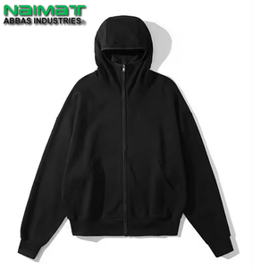 Sudaderas con capucha y sudadera con cremallera personalizada para hombre, ajuste Regular, forro interior Unisex, invierno, transpirable, secado rápido, 320g, ropa de calle alta - Product Image 2