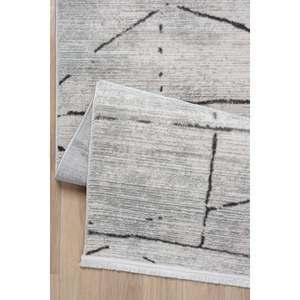Terciopelo KD002 Gris Grande Rectangular Alfombra hecha a máquina Alfombra de alta calidad con textura suave para sala de estar y dormitorio - Product Image 3