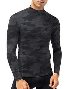 <b>Long</b> <b>Sleeves</b> Dry Fit Compression Spandex Athletic <b>Running</b> Workout Fitness Gym Yoga Active <b>Tops</b> <b>Mens</b> Compression - Product Image 4