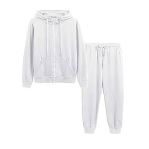 Chándales de lana de algodón Premium de peso pesado personalizados para hombre, ropa deportiva, pantalones de dos piezas, chándal - Product Image 1