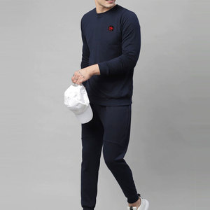 Survêtement d'hiver réversible léger pour homme grande taille, motif uni, logo personnalisé, design en coton respirant et écologique - Product Image 6