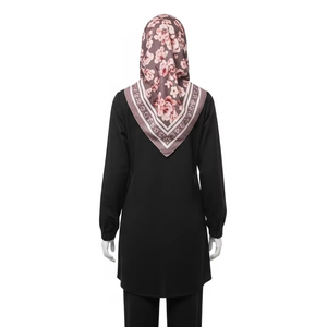 Pañuelos de Primavera con Estampado Digital para Mujeres Musulmanas, Tela Ligera y Suave, Diseño Floral, Hiyab Modesto, Chal para Uso Diario - Product Image 2