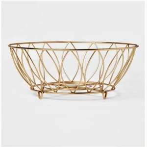 Cesta de frutas y verduras de hierro creativa moderna nórdica, placa de drenaje de Metal para cocina, uso de despensa de aperitivos para el hogar y la sala de estar - Product Image 3