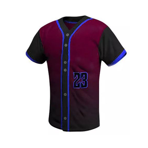 ชุดยูนิฟอร์มเบสบอลดีไซน์โดดเด่นคุณภาพสูงสำหรับผู้ใหญ่ ไซส์พลัส ชุดกีฬา ปรับแต่งชื่อทีมได้ ระบายอากาศ ป้องกันแบคทีเรีย - Product Image 2