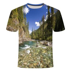 Quick Dry UPF 50 Fishing <b>Shirts</b> for Men Sublimated Print <b>Moisture</b> <b>Wicking</b> 100% Polyester Anti-Bacterial Breathable - Product Image 3