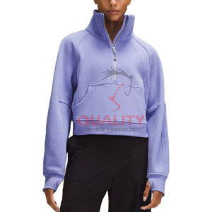 Meilleure vente 2025 entraînement quotidien sweat équestre pour femmes pull coupe-vent vêtements d'équitation confortables pull d'équitation - Product Image 4