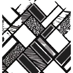 Alfombra Turca de Polipropileno Adiva, Tejida a Máquina, de Pelo Medio, Reversible, Acolchada, Lavable y Resistente a las Manchas - Product Image 1