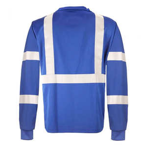 Cheap rate <b>Men</b> Safety Shirt Breathable Custom Made Hot Sale Comfortable Top Trend Active Wear <b>Men</b> Safety Shirt with Best Style - Product Image 3