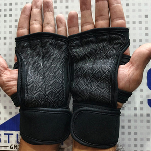 Venta caliente de silicona transpirable levantamiento de pesas guantes de gimnasio para entrenamiento deportivo Unisex entrenamiento cruzado - Product Image 2
