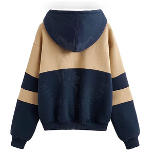 Sudaderas con capucha transpirables de color personalizado para mujeres Diseño personalizado Uso al aire libre Sudaderas con capucha de gran tamaño para mujeres - Product Image 2