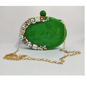 1 PCS Indian Handicraft Resin Custom Type Clutch <b>Bag</b> for <b>Women</b> - Product Image 5
