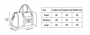Men's Luxury Genuine Leather Lightweight Foldable Gym Travel <b>Holdall</b> Bag with High Quality Custom Logo OEMODM Wholesales - Product Image 6