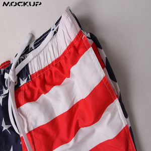 Shorts de plage respirants pour hommes, culotte d'été de plage, à la mode, séchage rapide, personnalisé, Sublimation - Product Image 4