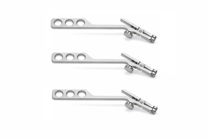 Standard <b>Surgical</b> Stainless Steel Medical Instrument with Manual Power Source Titanium Metal Handle - Product Image 3