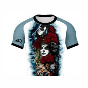 Vente en gros de style unique à la demande des clients prix bas meilleure vente de votre propre logo 2025 meilleur fabricant Rash Guard - Product Image 4