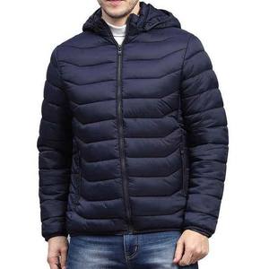 Veste matelassée en duvet pour homme, version OEM 2025, respirante, manches longues, design rembourré, tissu en toile, col à capuche, veste gonflante - Product Image 1