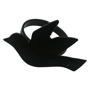 Porte-serviettes design fini noir mat antique en aluminium en vrac vente en gros pour la maison et le restaurant - Product Image 3