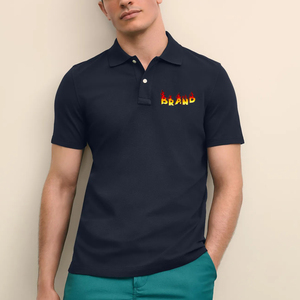 OEM/ODM Hombres para Polo Camisa 100% Algodón Logotipo impreso personalizado Manga corta Verano Casual Moda Streetwear Carta de punto - Product Image 1