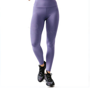 Leggings de Mujer de Alta Calidad, Largos, con Logotipo Personalizado, Cintura Elástica, Spandex/Poliéster Sólido, Transpirables, de Secado Rápido, 180g, Personalizables - Product Image 1