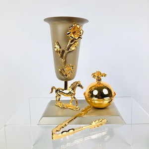 กระถางธูปโลหะสไตล์อาหรับภาคตะวันออกของตกแต่งห้องนั่งเล่น - Product Image 3