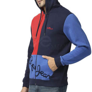 เสื้อฮู้ดมีซิปสำหรับผู้ชายฤดูหนาวปรับแต่งได้แห้งเร็ว - Product Image 5