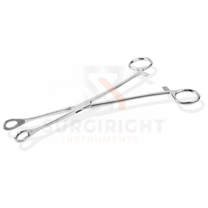 Pinzas Forster de Acero Inoxidable para Sujetar Esponjas, Rectas, 24cm, Pinza para Lifting Facial, Nariz, Lengua, Labios, Instrumentos Quirúrgicos Manuales, CE - Product Image 1