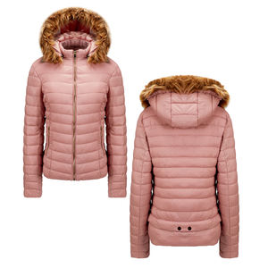 Blouson matelassé unisexe personnalisé pour hommes et femmes grandes tailles, style respirant à col rabattu avec fonction coupe-vent pour la saison hivernale - Product Image 5