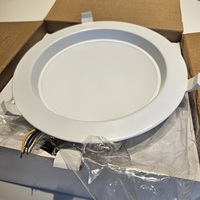 Lampu Tersembunyi 26W D.230MM LED Desain Aluminium Modern 4000K Spotlight IP44 Rumah Kantor Dapat Diredupkan Efisiensi Tinggi Tahan Lama 40000