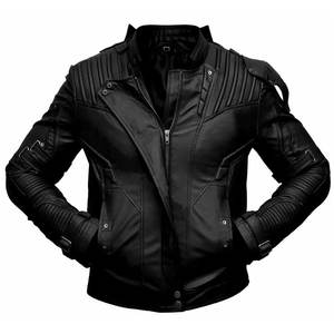 Veste en cuir pour hommes, veste en cuir PU pour femmes, vestes pour hommes, cuir de vachette de qualité supérieure - Product Image 5