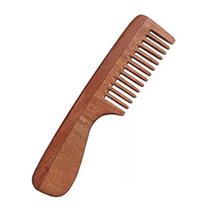 Peignes en bois faits à la main écologique 100% biodégradable peigne à cheveux en bois naturel confortable Logo personnalisé peigne acceptable disponible - Product Image 2