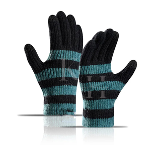 Gants tactiles tricotés en coton 100 % biologique de haute qualité, respirants et écologiques, longueur poignet, pour protéger bébé en toutes saisons - Product Image 6