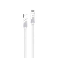 PD35W 1M Cable de carga rápida 3A USB Tipo-C Cable de datos para Iphone Blanco DE LA CB-317CL