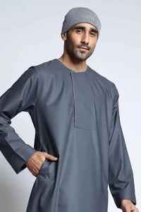 Jubbah Thobe pour homme en coton de haute qualité, col montant, OEM, décontracté, grande taille, pour un usage quotidien, par Yash Sports, dernière collection 2026 - Product Image 3