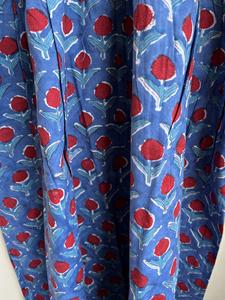 Robe imprimée bloc main Robe à manches longues Tuniques indiennes Robe longue en coton indien - Product Image 4