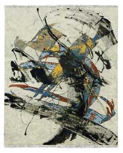 Hot Selling Traditional Art Design Jaipur Carpet High Best Quality Hand Knotted Wool Silk Rug High-Pile Pet Friendly Factory - Product Image 4