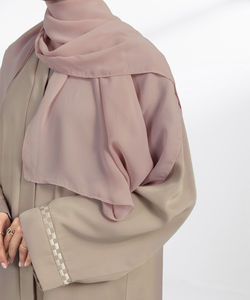 Dernière robe longue Abaya musulmane grande taille de haute qualité, unie, décontractée pour femmes, tenue traditionnelle de Dubaï, vêtements islamiques, kaftan, hijab - Product Image 4